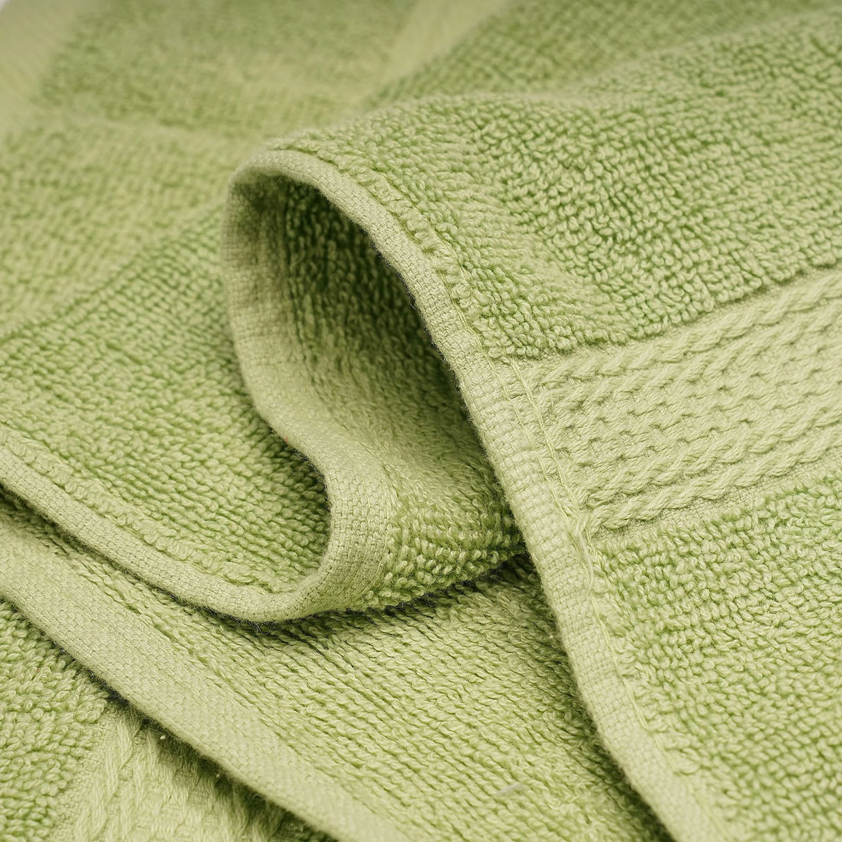 BYFT Home Design Hand Towel Green 40 x 70 Cm 100% Cotton 500 Gsm