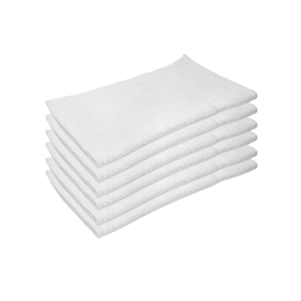 BYFT025202 Home Tex Design Hand Towel White 40 x 70 Cm 100 Cotton 500 Gsm Set of 06.webp