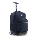 J World New York Sunrise Kids Rolling Backpack - BLACK - 18 Inch