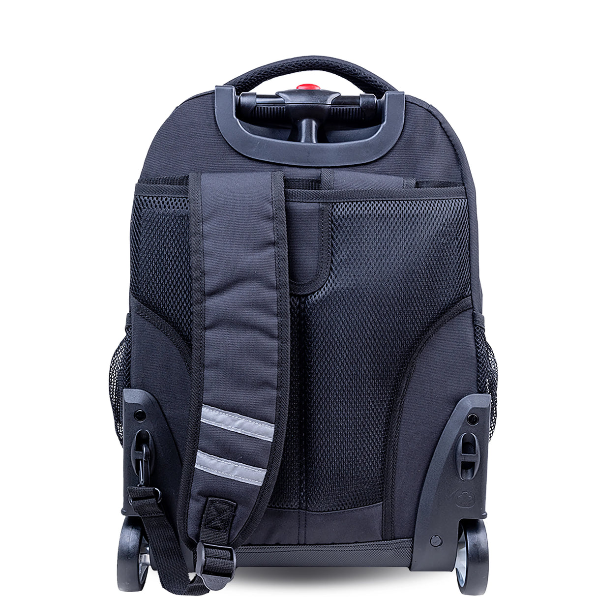 J World New York Sunrise Kids Rolling Backpack - BLACK - 18 Inch