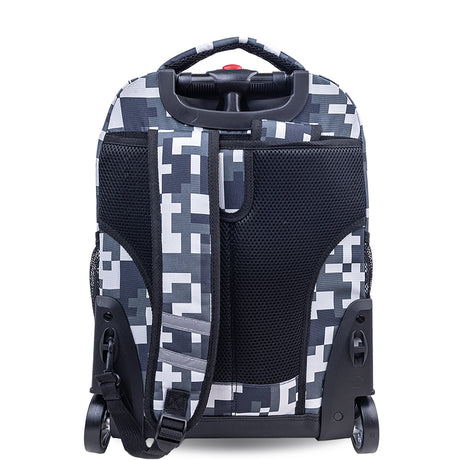 J World New York Sunrise Kids Rolling Backpack - CAMO - 18 Inch