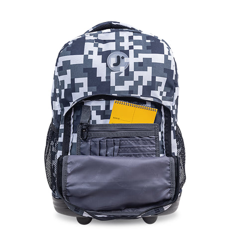 J World New York Sunrise Kids Rolling Backpack - CAMO - 18 Inch