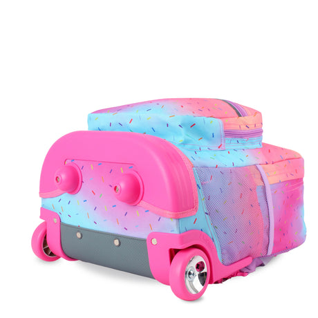 J World New York Sunrise Kids Rolling Backpack - CONFETTI - 18 Inch