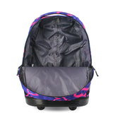 J World New York Sunrise Kids Rolling Backpack - HEART SPRAY - 18 Inch