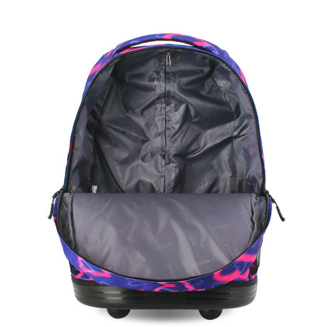 J World New York Sunrise Kids Rolling Backpack - HEART SPRAY - 18 Inch