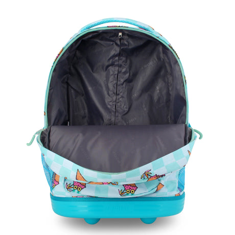 J World New York Sunrise Kids Rolling Backpack - ICE CONE - 18 Inch
