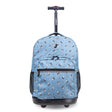 J World New York Sunrise Kids Rolling Backpack - PANDA - 18 Inch