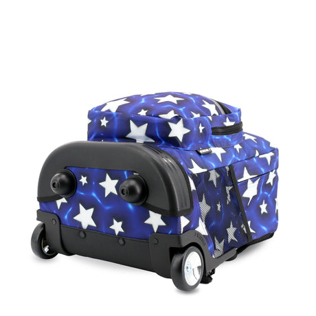J World New York Sunrise Kids Rolling Backpack - PUFFY STAR - 18 Inch