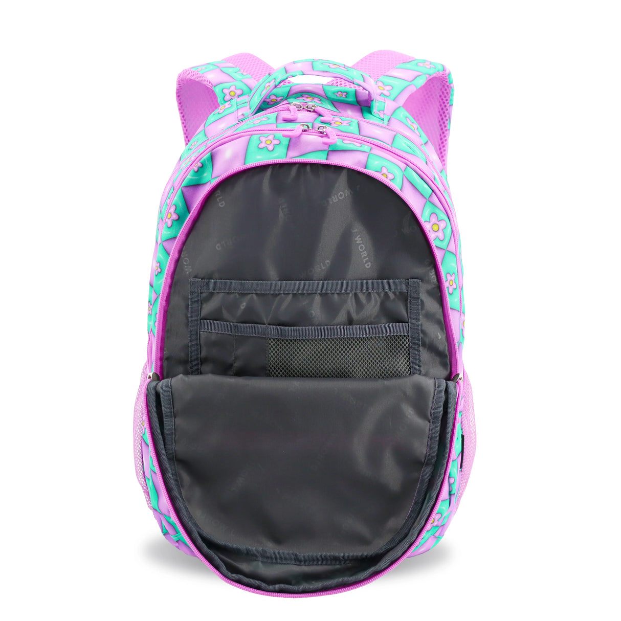 J World New York Unisex -Adult Cornelia Laptop Backpack - PUFFY FLOWER