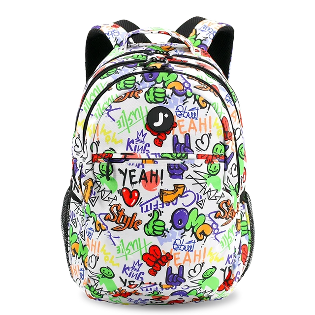 J World New York Unisex -Adult Cornelia Laptop Backpack - STREET ART