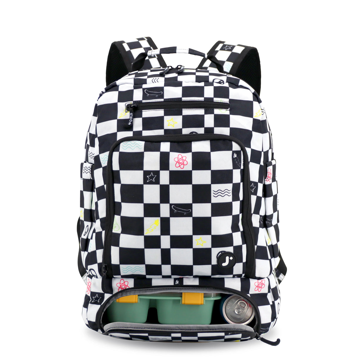 J World New York Junior Set Backpack - ICON CHECKERS