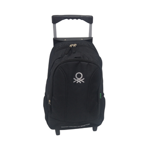 benetton school bags 19 trolley bag balck