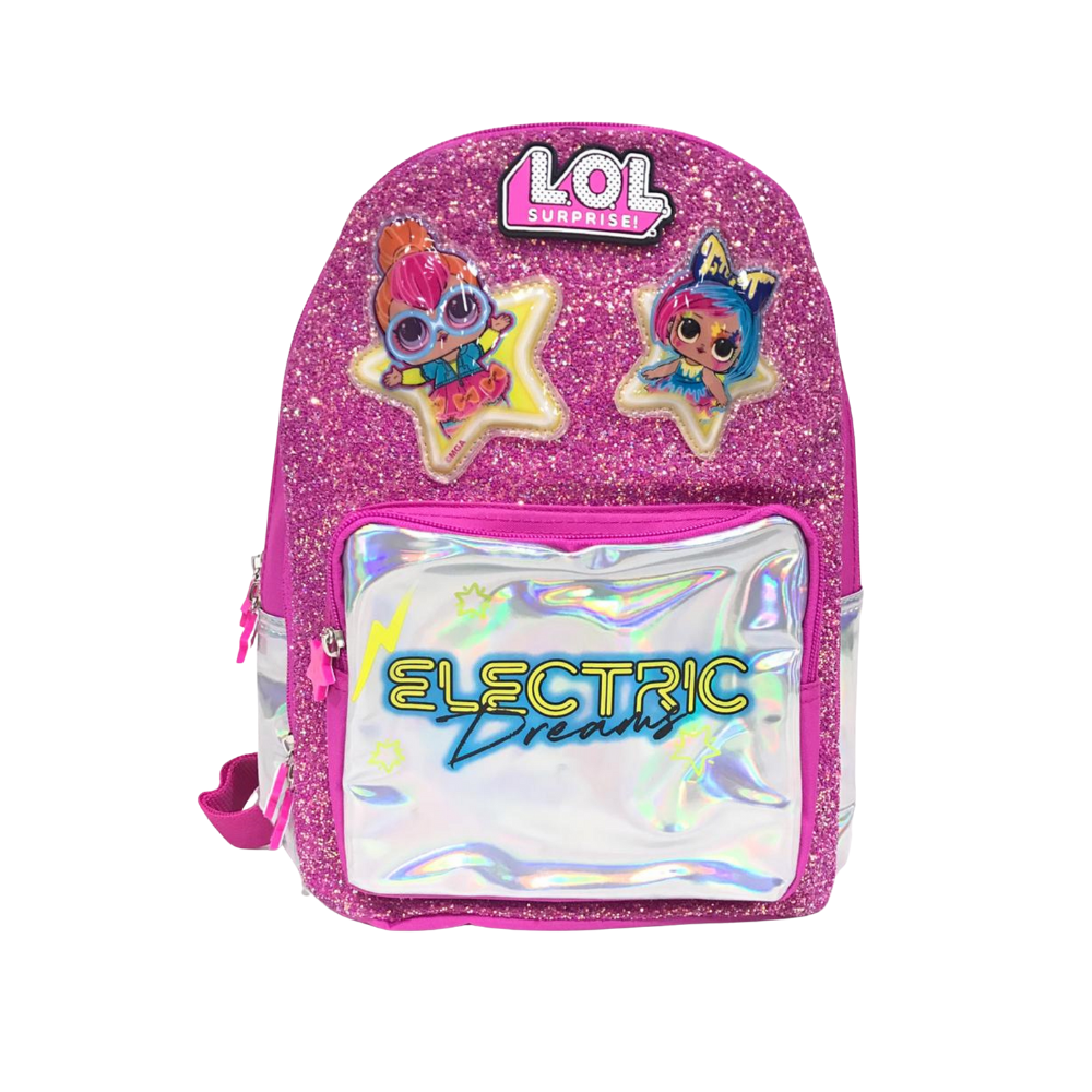 lol electric dreams school backpack 13 inch multicolor for kids