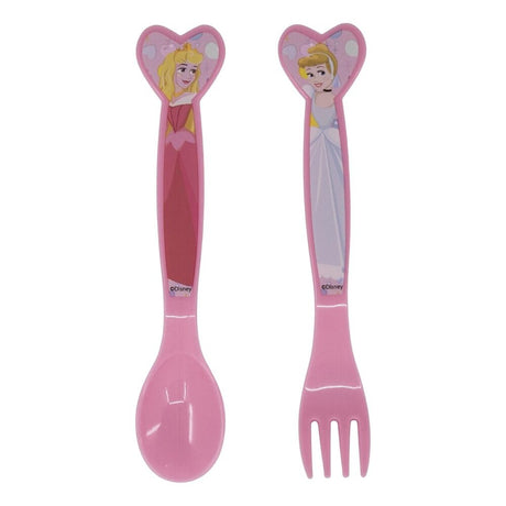 Disney 2 Pcs Pp Cutlery Set Disney Princess True Set of 01