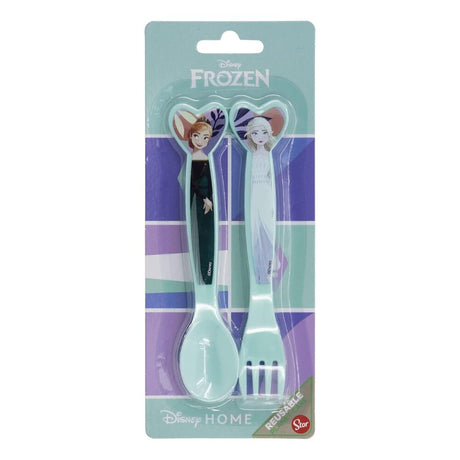 Disney 2 Pcs Pp Cutlery Set Frozen Ice Magic Set of 01