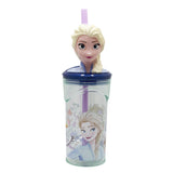 Disney 3D Figurine Tumbler 360 Ml Frozen Snowy Tale Set of 01