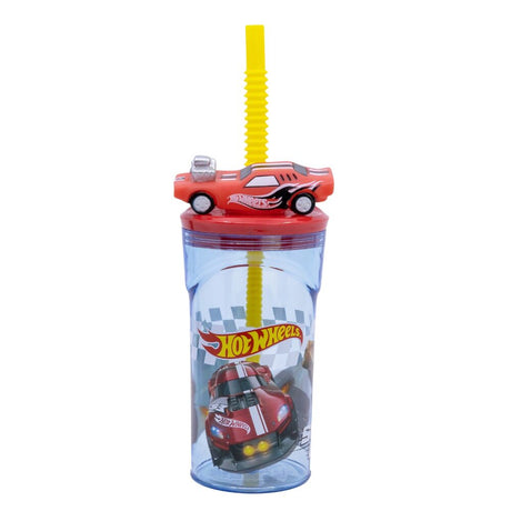 Disney 3D Figurine Tumbler 360 Ml Hotwheels Blue Fire Set of 01