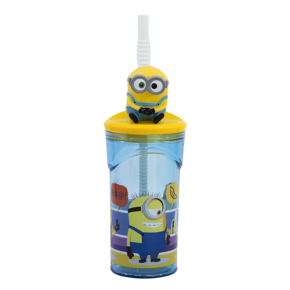 Disney 3D Figurine Tumbler 360 Ml Minions Ii Set of 01
