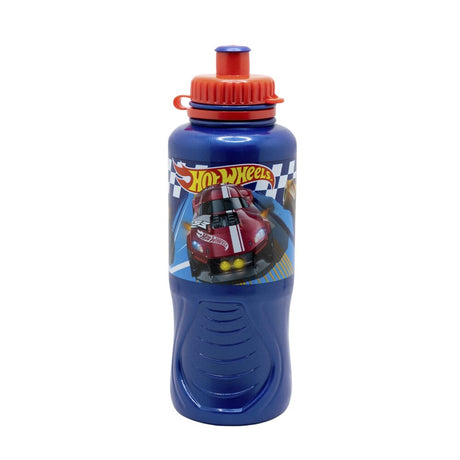 Ergo Sport Water Bottle 430 Ml Hotwheels Blue Fire Set of 01