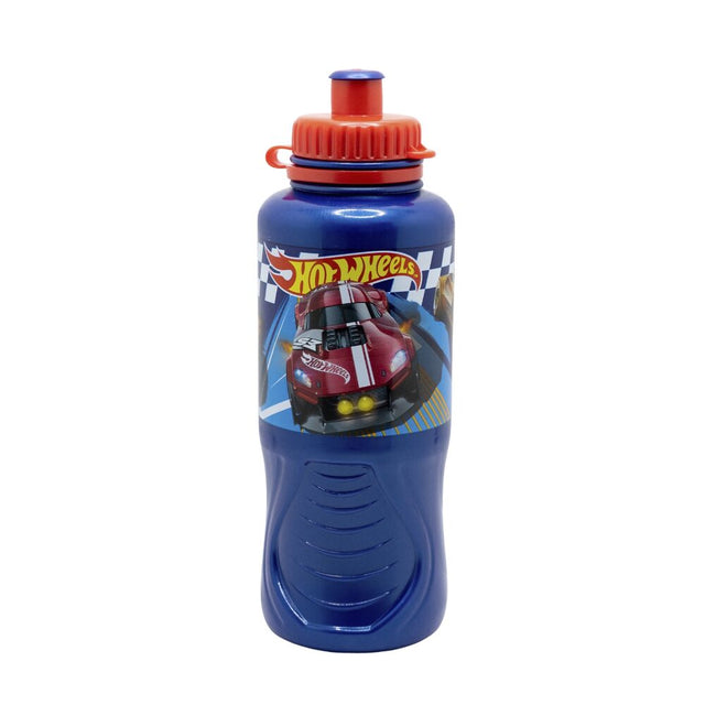 Ergo Sport Water Bottle 430 Ml Hotwheels Blue Fire Set of 01