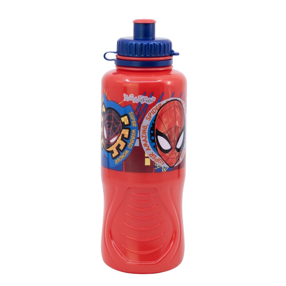 Ergo Sport Water Bottle 430 Ml Spiderman Mob Rules Set of 01