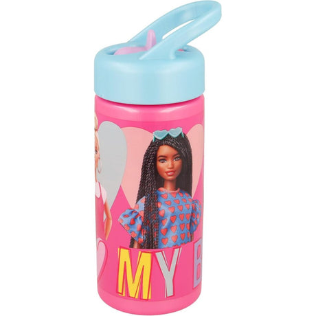 Mattel Playground Sipper Water Bottle 410 Ml Barbie Bb22 Set of 01