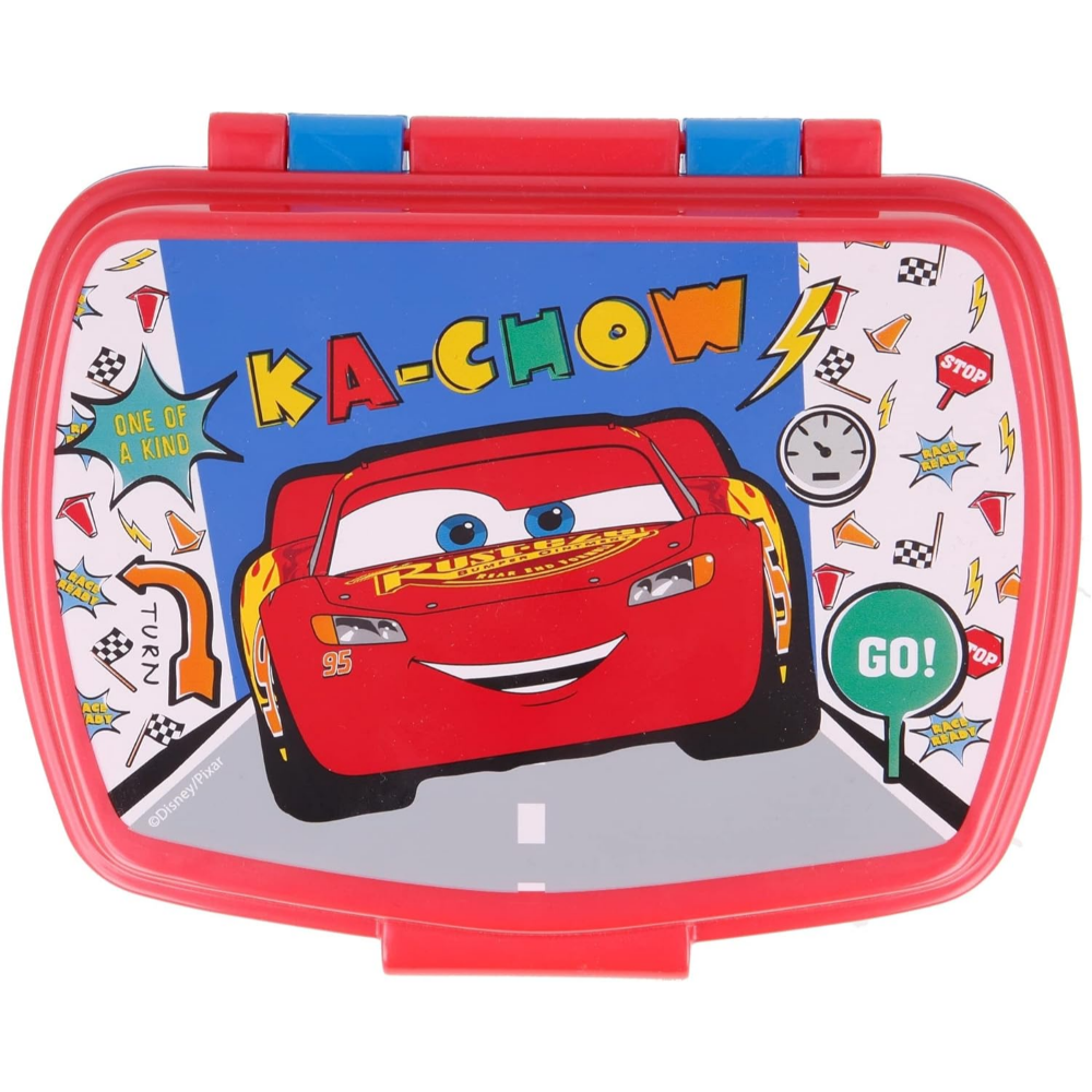 Pixar Funny Lunch Box Cars Lets Race Set of 01