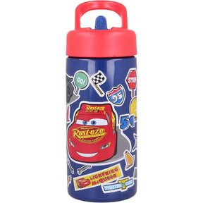 Pixar Playground Sipper Water Bottle 410 Ml Cars Stickers Set of 01