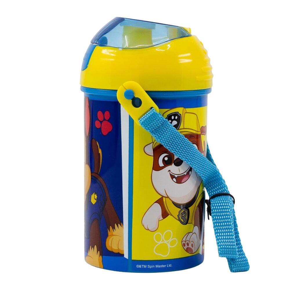 Stor Pop Up Canteen Water Bottle 450 Ml Paw Patrol Set of 01