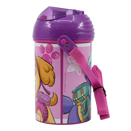 Stor Pop Up Canteen Water Bottle 450 Ml Paw Patrol Girl Sketch Essence Set of 01