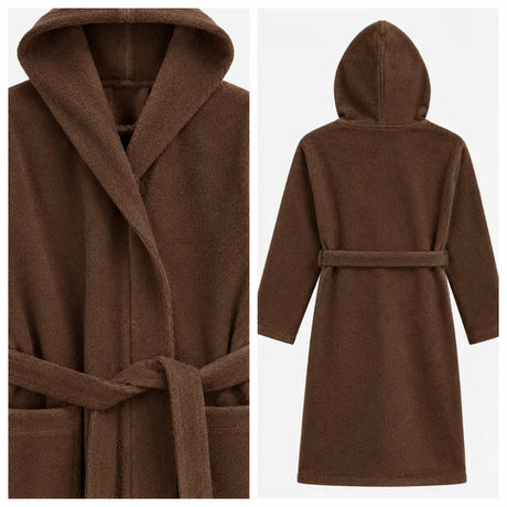 BYFT Daffodil Kids Hooded Bathrobe Luxury Cotton Soft, Absorbent, Quick-Dry