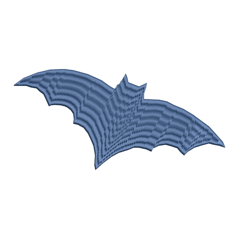 BYFT Embroidered For You Personalised Cotton Towel - Halloween - Bat Blue Design High Quality Embroidery Perfect For Gifting
