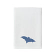BYFT Embroidered For You Personalised Cotton Towel - Halloween - Bat Blue Design High Quality Embroidery Perfect For Gifting