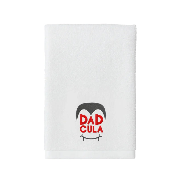 BYFT Embroidered For You Personalised Cotton Towel - Halloween - Dadcula Design High Quality Embroidery Perfect For Gifting