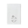 BYFT Embroidered For You Personalised Cotton Towel - Halloween - Ghost Monogrammed Design High Quality Embroidery Perfect For Gifting