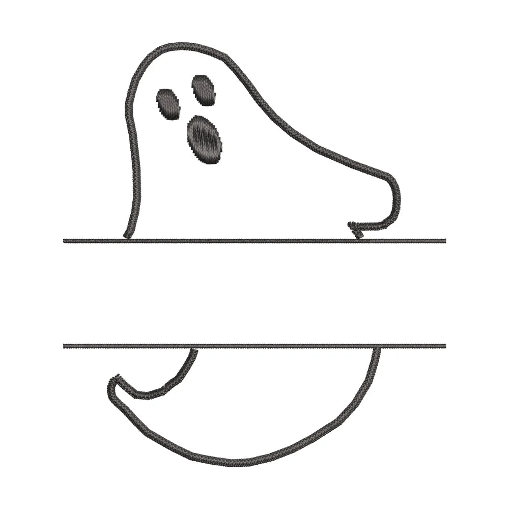 BYFT Embroidered For You Personalised Cotton Towel - Halloween - Ghost Monogrammed Design High Quality Embroidery Perfect For Gifting