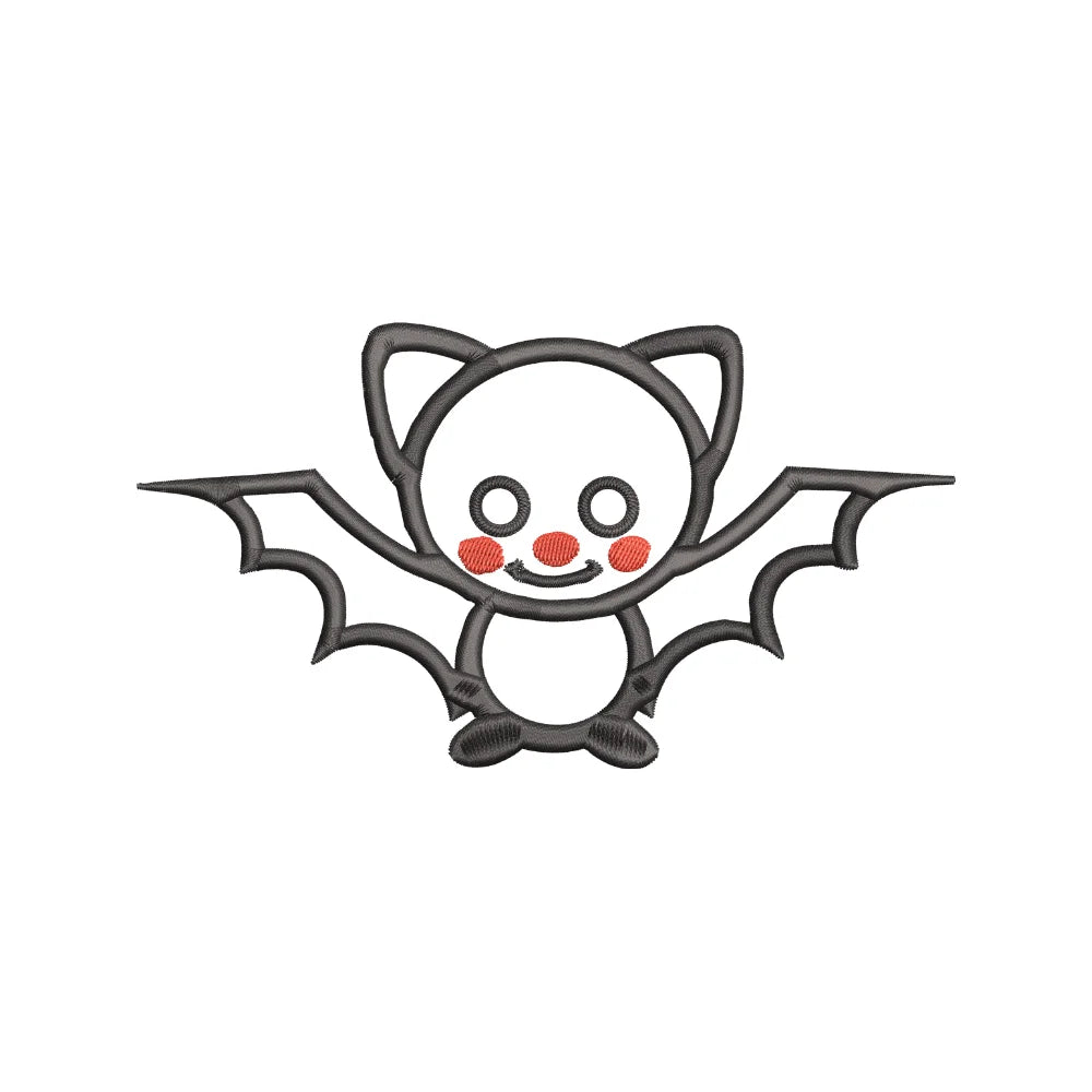 BYFT Embroidered For You Personalised Cotton Towel - Halloween -  Bat Black Design High Quality Embroidery Perfect For Gifting