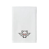 BYFT Embroidered For You Personalised Cotton Towel - Halloween -  Bat Black Design High Quality Embroidery Perfect For Gifting