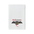 BYFT Embroidered For You Personalised Cotton Towel - Halloween -  Bat Blood Design High Quality Embroidery Perfect For Gifting