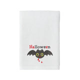 BYFT Embroidered For You Personalised Cotton Towel - Halloween -  Bat Blood Design High Quality Embroidery Perfect For Gifting