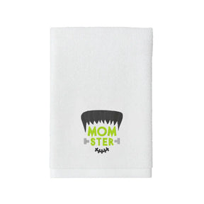 BYFT Embroidered For You Personalised Cotton Towel - Halloween - Momster Design High Quality Embroidery Perfect For Gifting