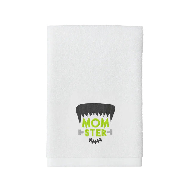 BYFT Embroidered For You Personalised Cotton Towel - Halloween -  Momster Design High Quality Embroidery Perfect For Gifting