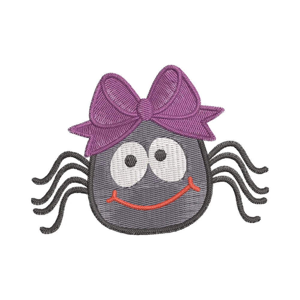 BYFT Embroidered For You Personalised Cotton Towel - Halloween - Spider Design High Quality Embroidery Perfect For Gifting
