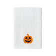 BYFT Embroidered For You Personalised Cotton Towel - Halloween - Scary Smile Pumkin Design High Quality Embroidery Perfect For Gifting