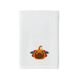 BYFT Embroidered For You Personalised Cotton Towel - Halloween - Pumkin Dracula Design High Quality Embroidery Perfect For Gifting
