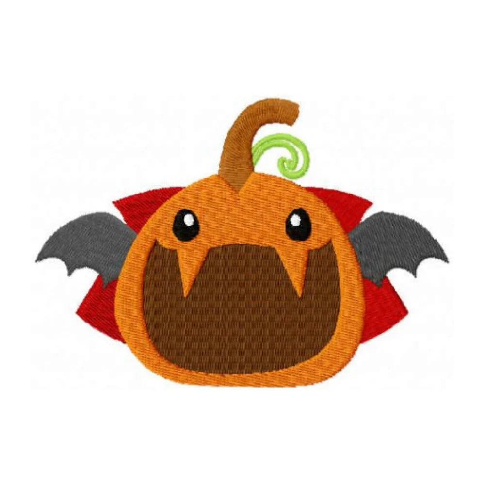 BYFT Embroidered For You Personalised Cotton Towel - Halloween - Pumkin Dracula Design High Quality Embroidery Perfect For Gifting