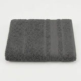 BYFT Home Aura | Grey Cotton Towel Sets - Soft, Absorbent, Quick-Dry | 550 GSM