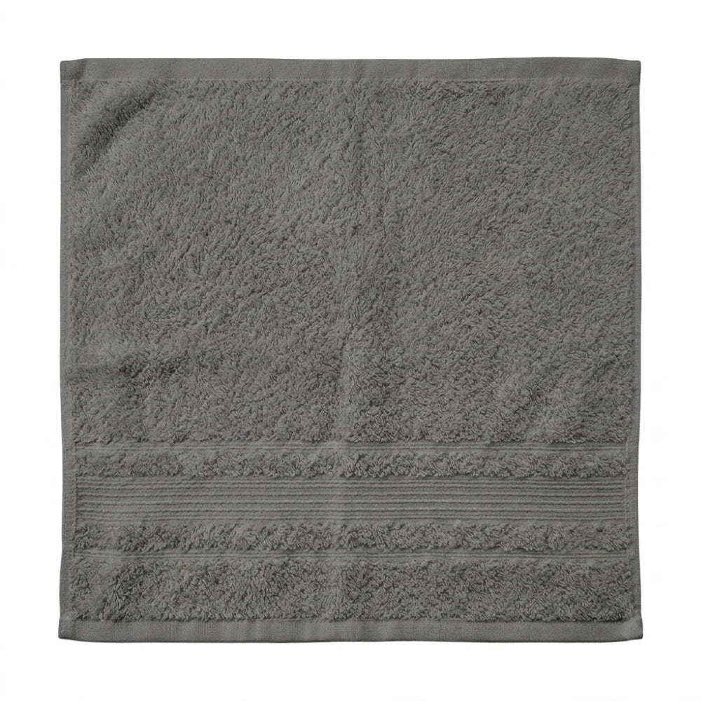 BYFT Home Aura 33 x 33 Cm Cotton Face Towel - Soft, Absorbent, Quick-Dry | 550 GSM