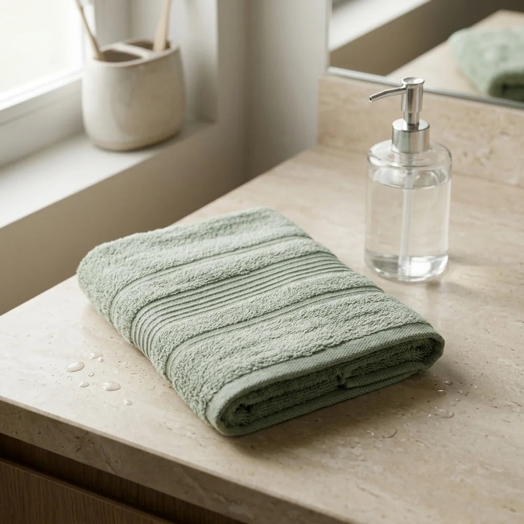 BYFT Home Aura 40 x 75 Cm Cotton Hand Towel - Soft, Absorbent, Quick-Dry | 550 GSM