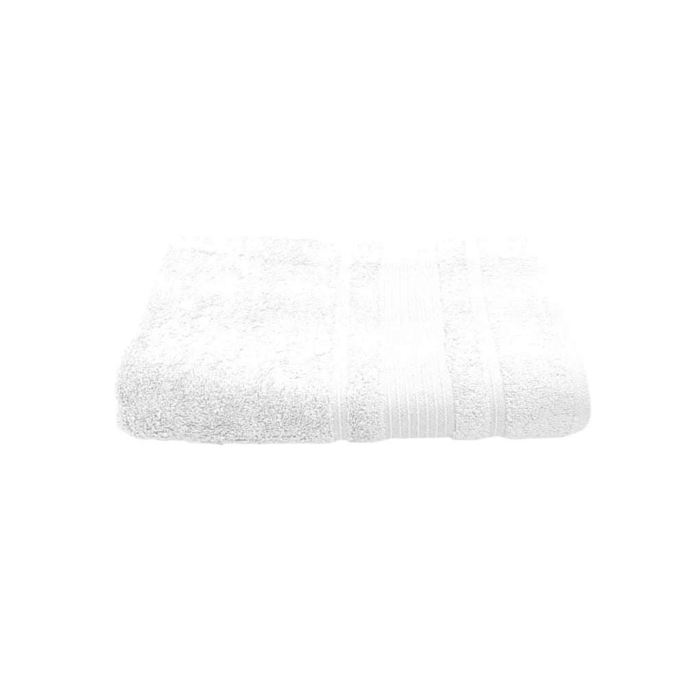 BYFT Home Aura Cotton Towel White Luxury - Soft, Absorbent, Quick-Dry, 550 GSM